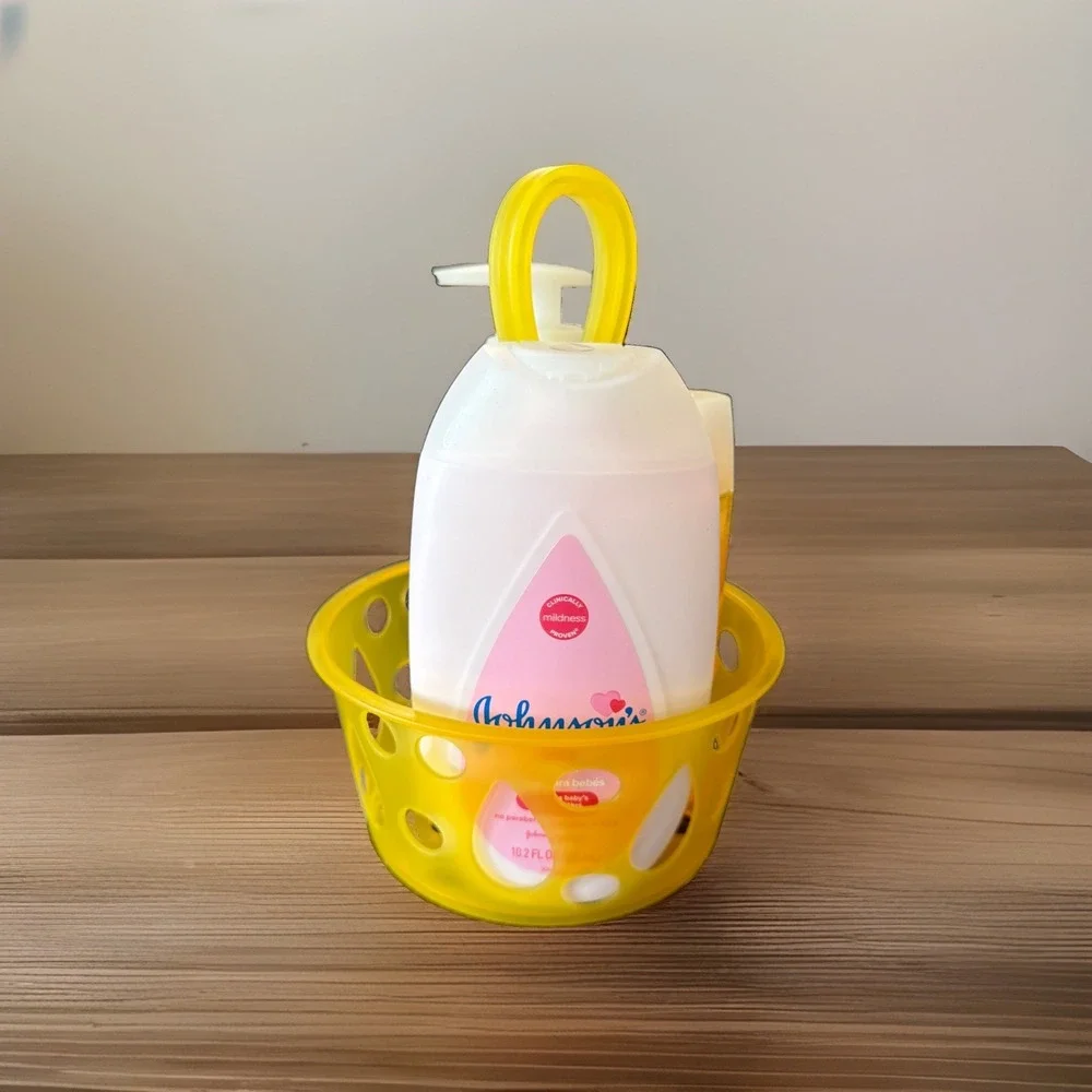 Johnson's Baby Gift Set With Bath Caddy Shampoo + Lotion + Head To Toe Wash